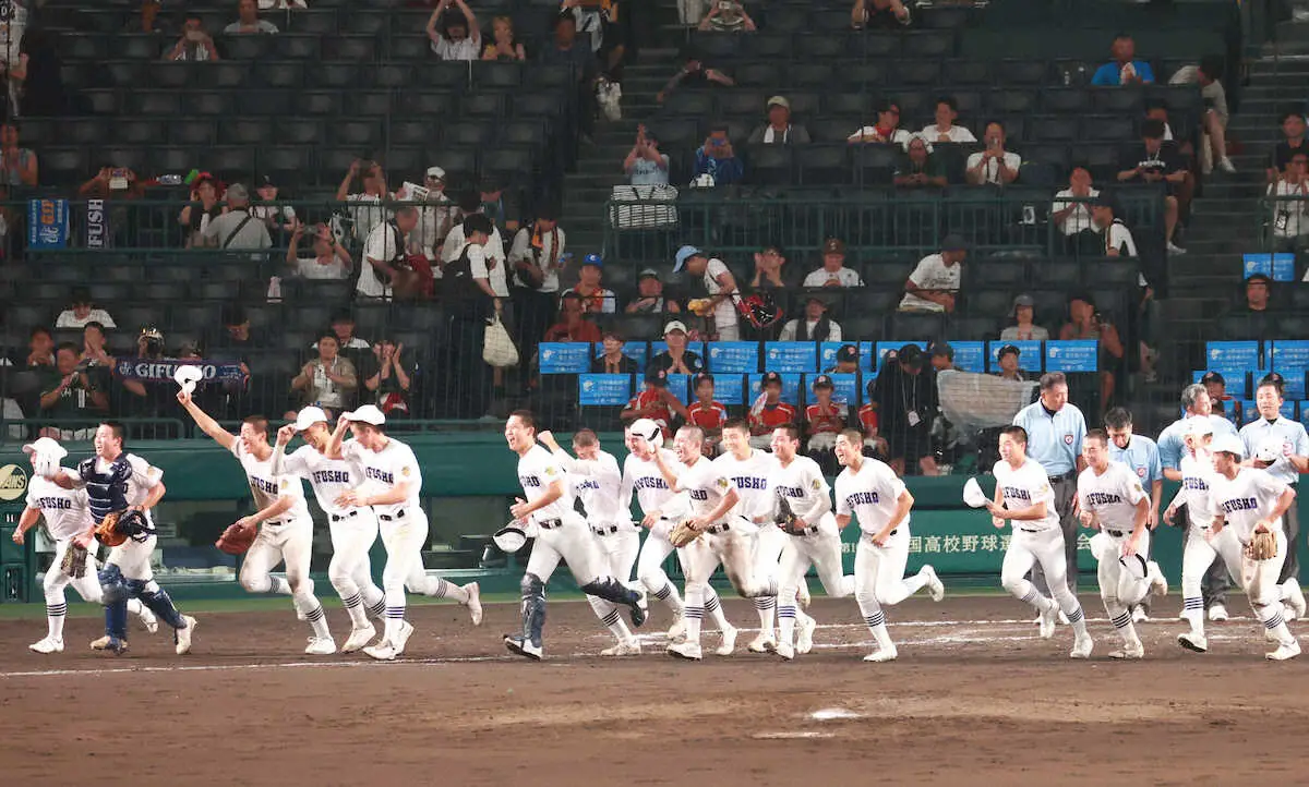 【画像・写真】【甲子園】県岐阜商が09年以来の3回戦進出　公立校、最後の砦が東海大熊本星翔との接戦制す