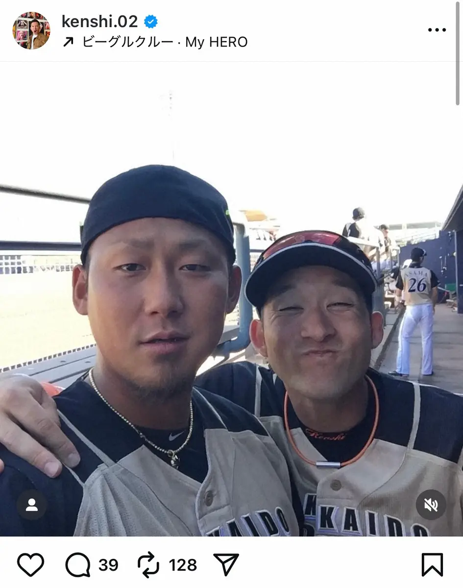 【画像・写真】杉谷拳士　“名コンビ”中田翔の引退に「大将、18年間本当にお疲れ様でした」「心から誇り」