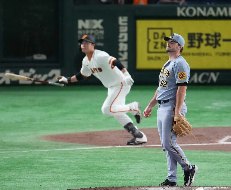 【画像・写真】＜巨・神（19）＞7回、代打・中山に同点2ランを打たれるハートウィグ（撮影・沢田　明徳）
