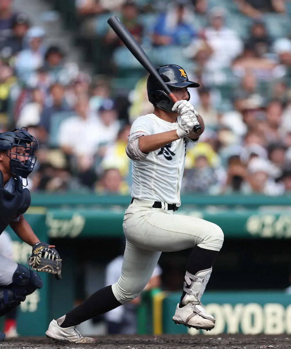 【画像・写真】【甲子園】最後の？「エースで4番」尽誠学園・広瀬賢汰が逆転タイムリーで「主人公すぎる！」