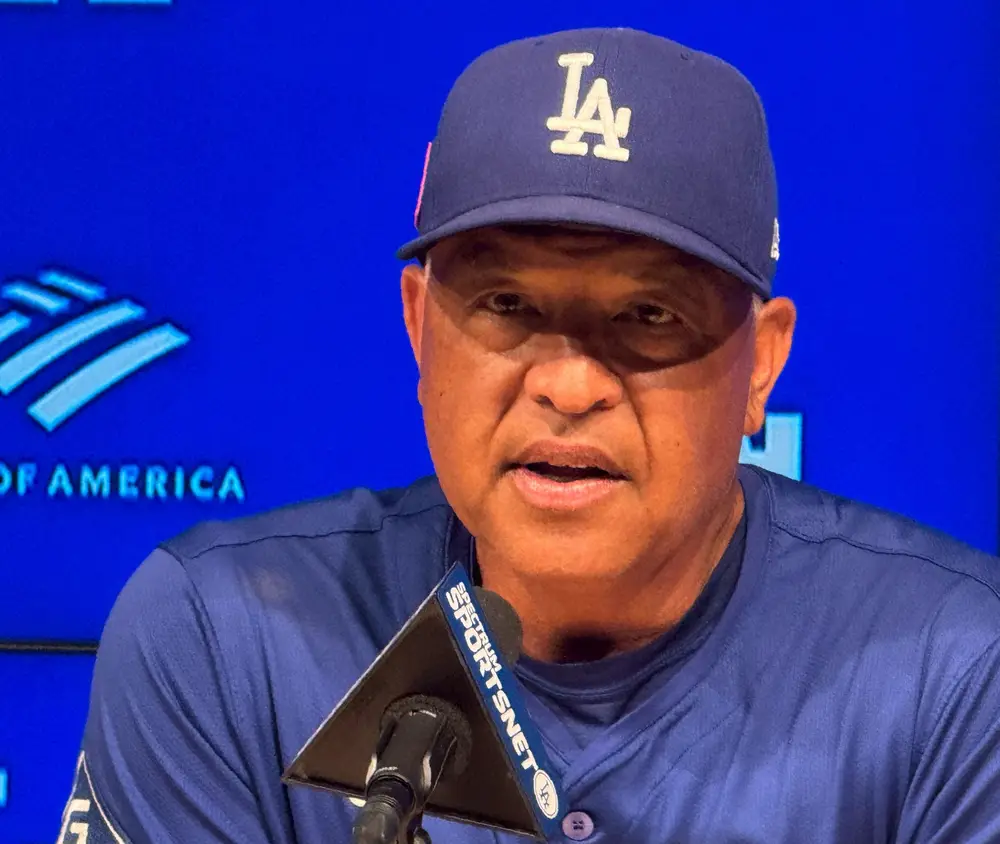 【画像・写真】ドジャース指揮官「普段以上の緊張感と切迫感」パドレスと首位攻防戦　敵将とは乱闘騒動以降、会話せず