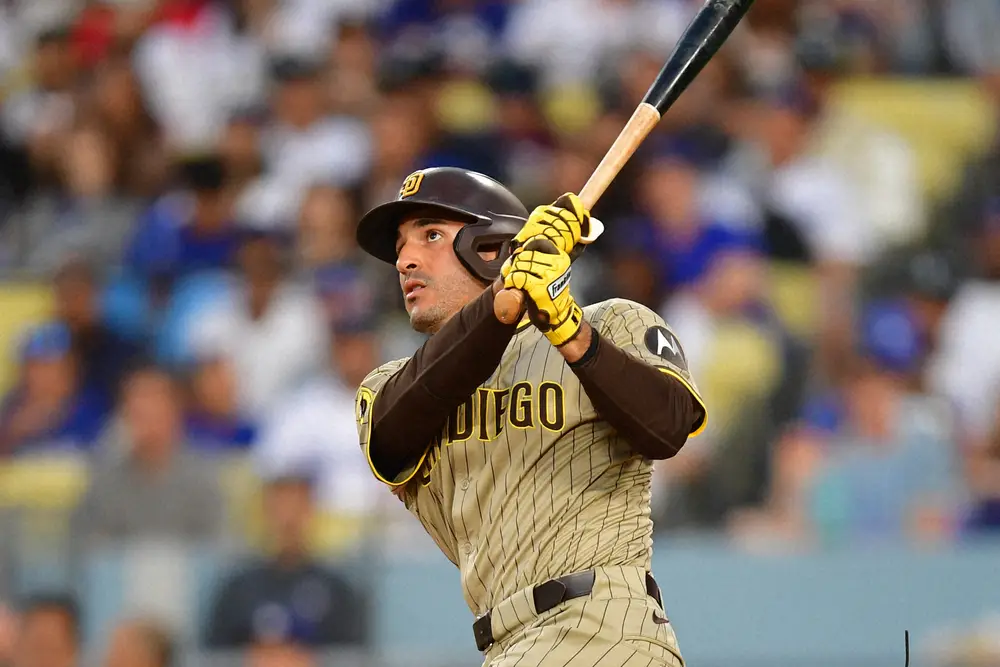 【画像・写真】パドレス・ロレアノ「気分はいい」レジェンド左腕から移籍後3発目　宿敵対決「面白い戦いになる」