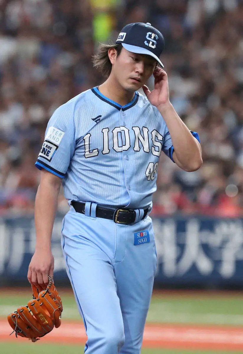 【画像・写真】西武・今井　110球投げ1失点完投も無援5敗目「何とか1点差で9回を迎えたいと思っていた」