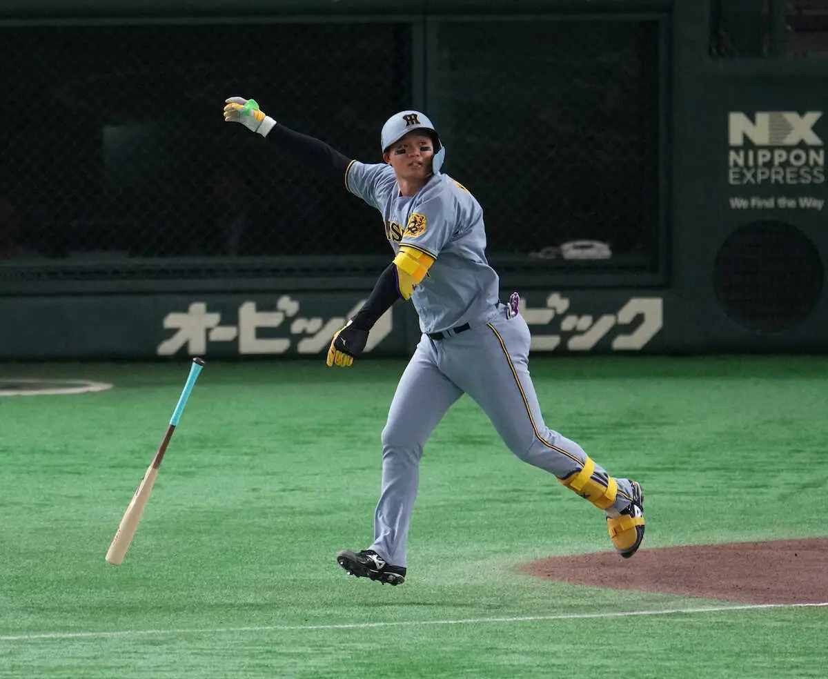 【画像・写真】阪神・森下翔太が自己最多の17号　初回に左翼席へ先制2ラン