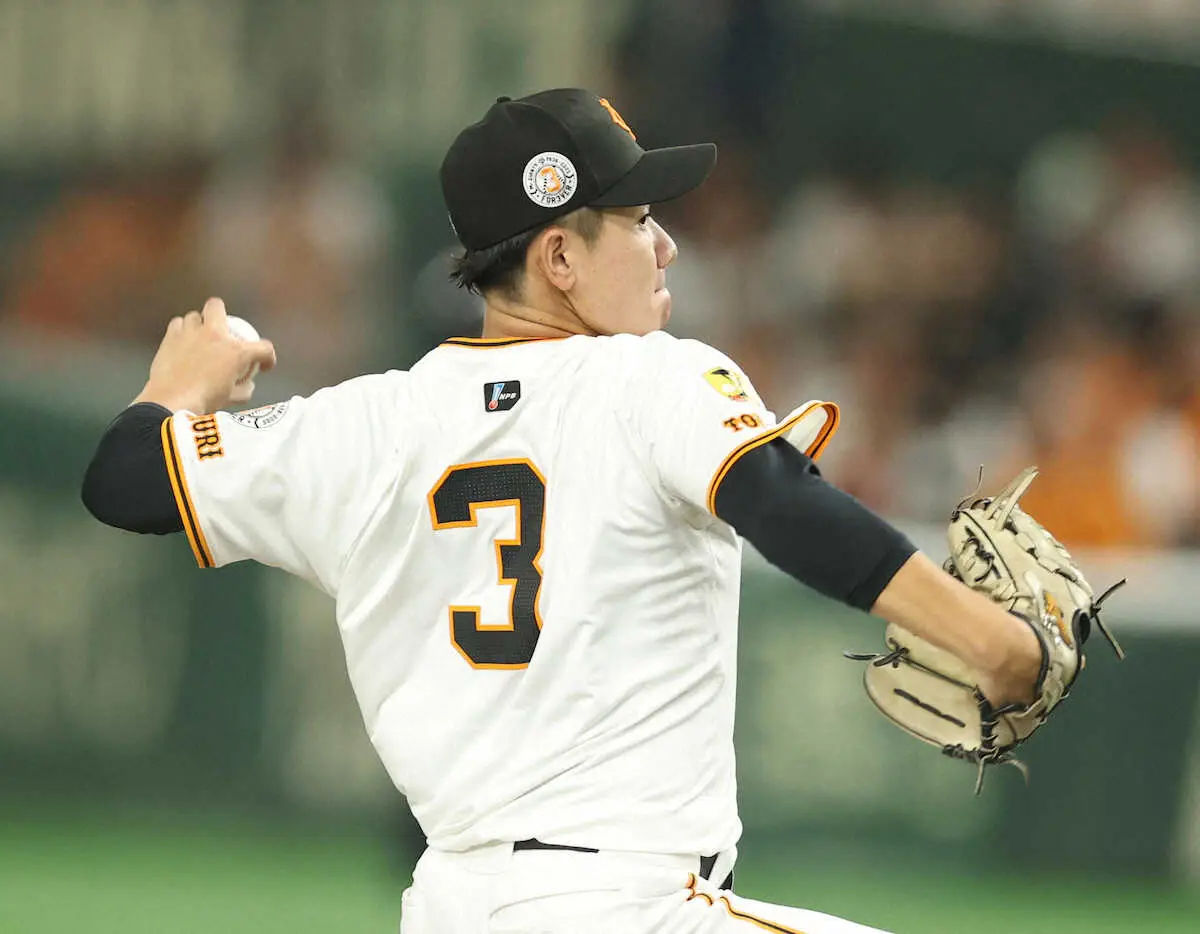 【画像・写真】巨人・井上温大　ミスター追悼試合で3回3失点KO　9試合＆87日ぶり白星ならず