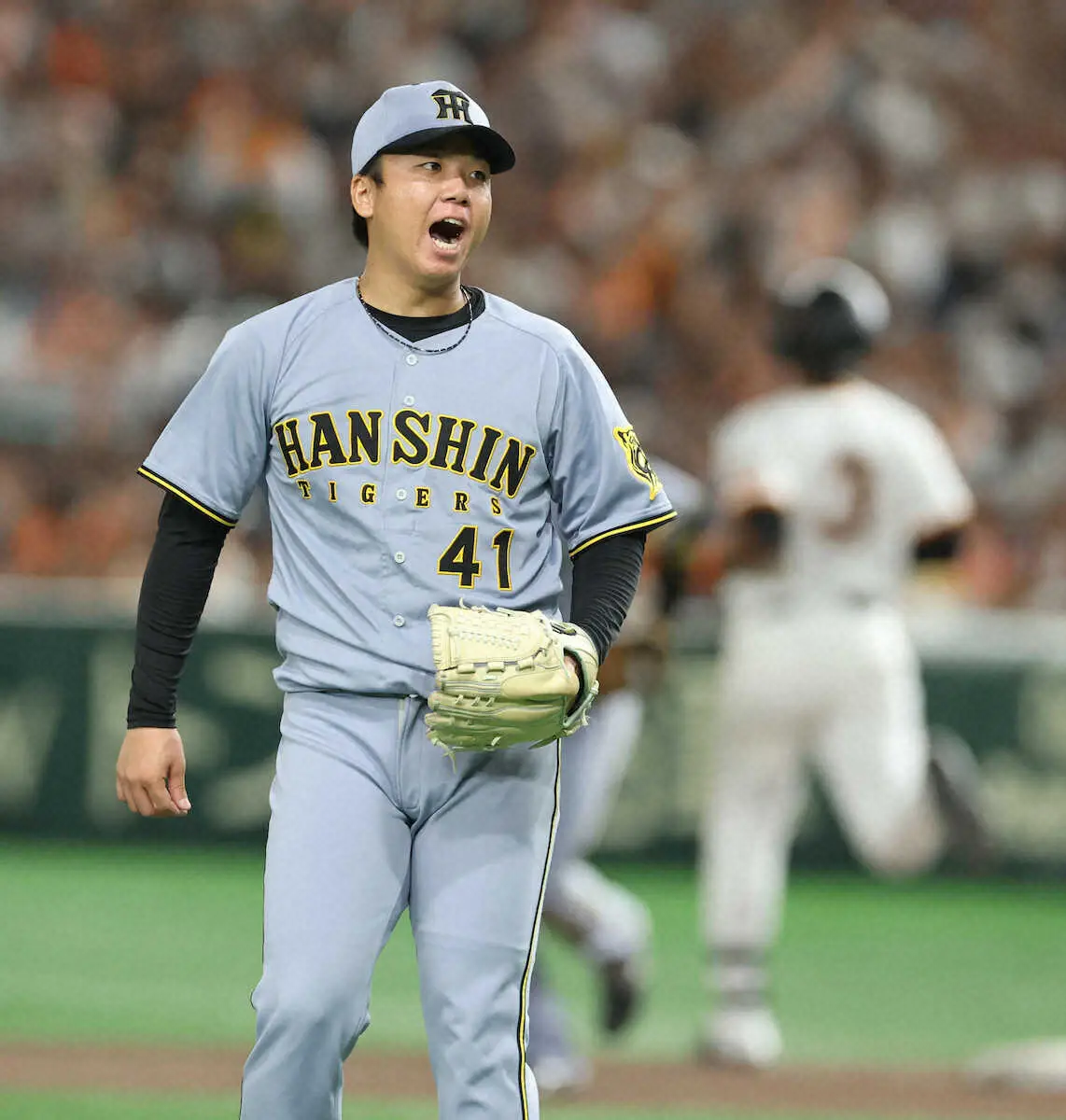 【画像・写真】阪神・村上頌樹　Gキラー無傷4勝「チームが優勝するのが一番なので、もっともっと勝っていきたい」