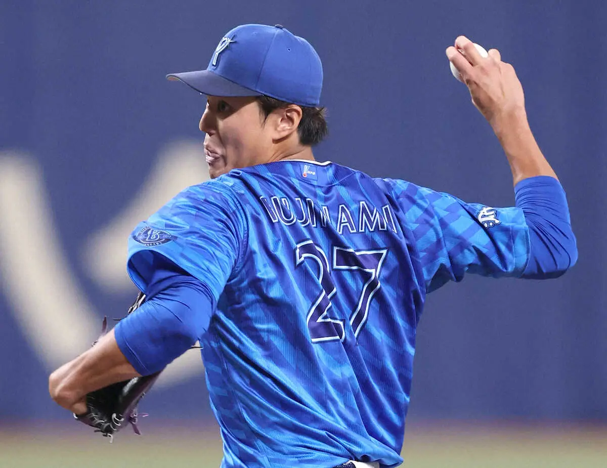 【画像・写真】DeNA藤浪　3回初めて3者凡退に抑える　移籍後初登板で2回に初失点、左打者9人の中日打線と対戦