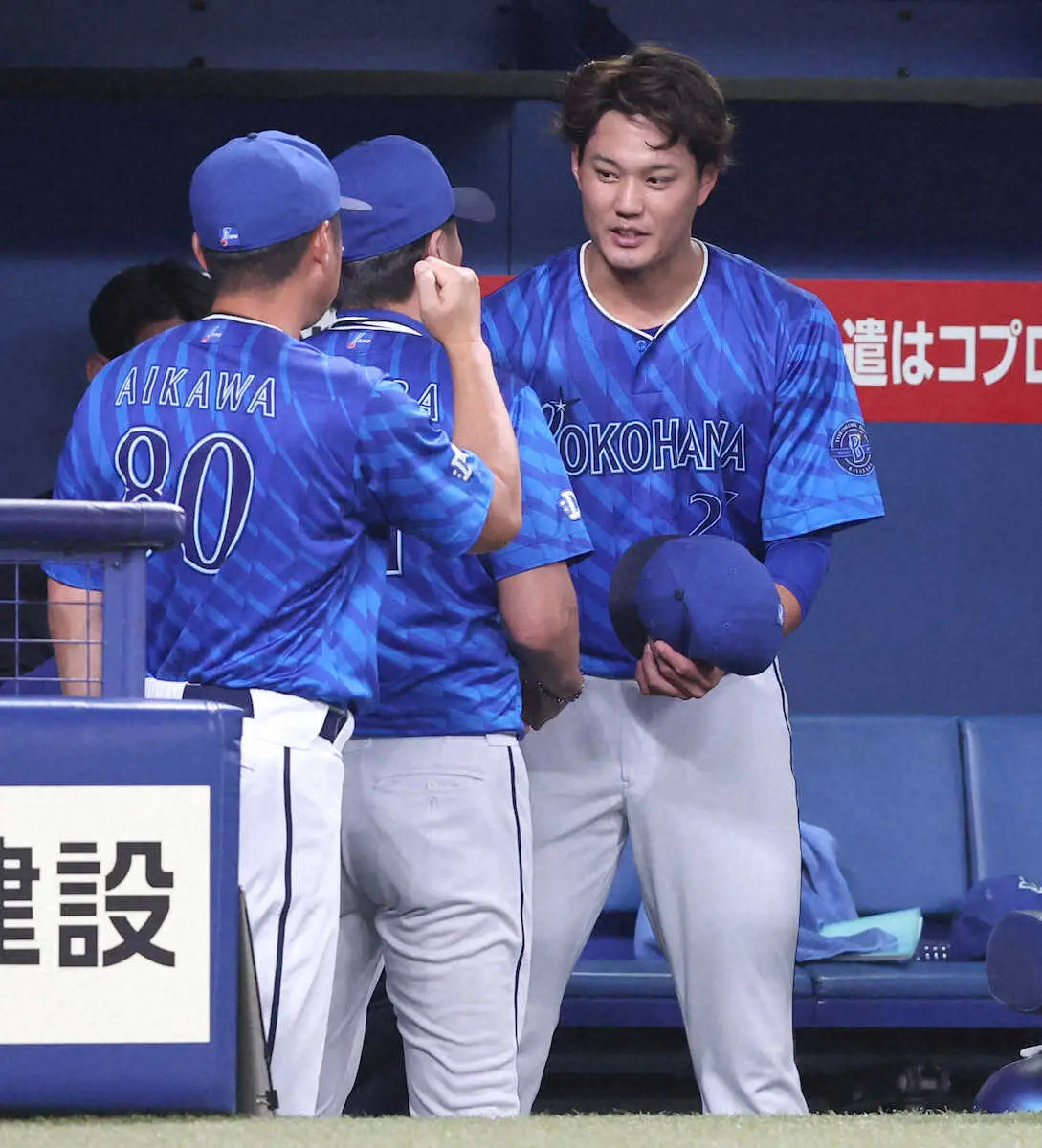 【画像・写真】DeNA藤浪　白星するり…降板直後、1球で勝ち消える　5回1失点力投も、2番手・中川が初球同点被弾