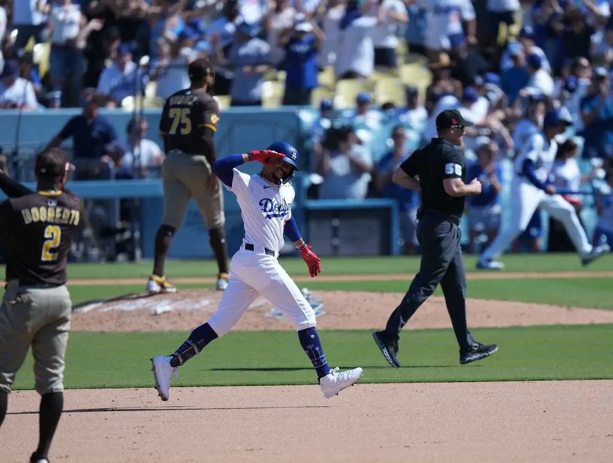 【画像・写真】ド軍が首位決戦3連勝でパ軍に2差　大谷翔平は今季初対決ダルから安打で猛攻演出　ベッツが8回に決勝弾