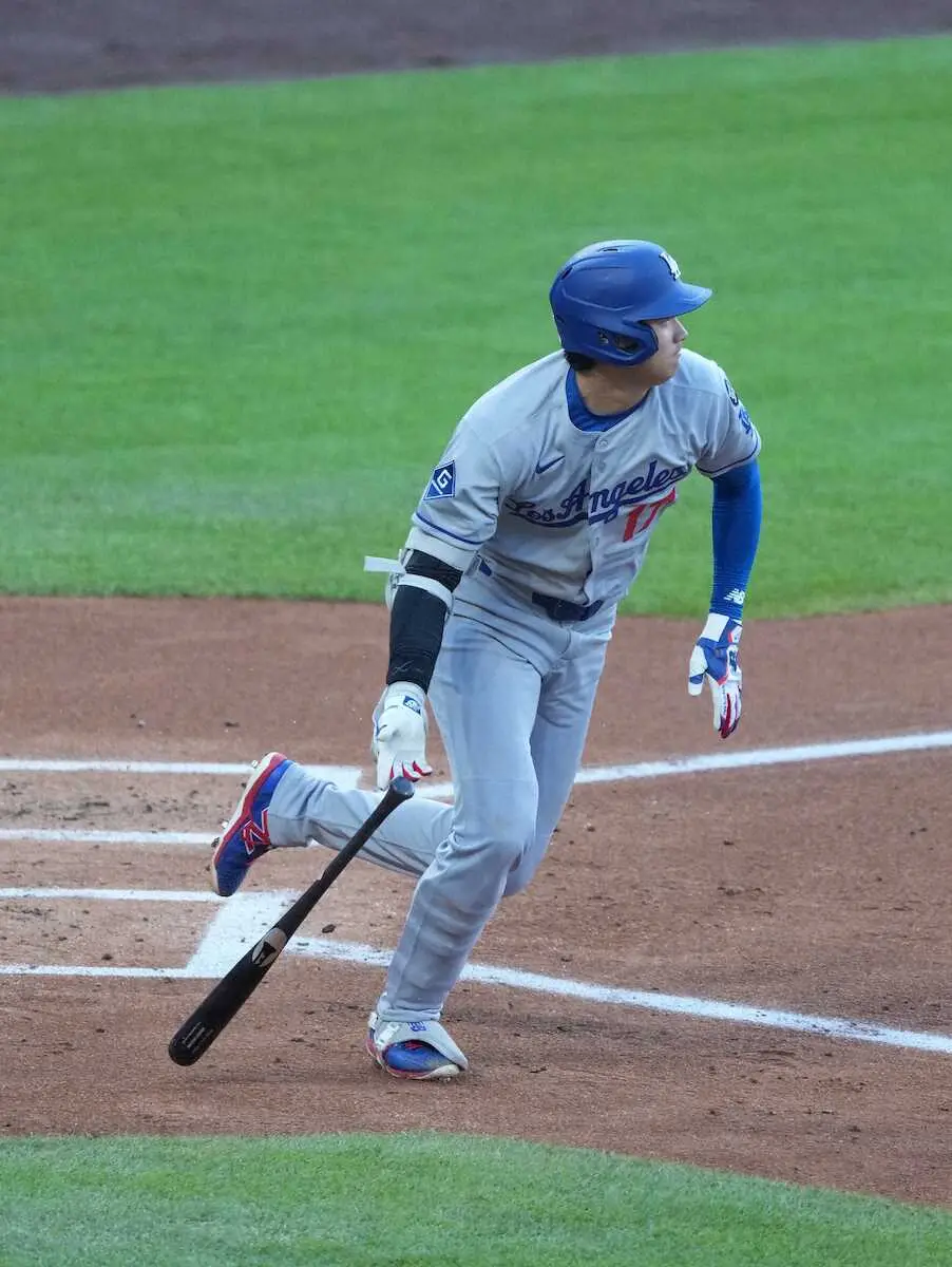 【画像・写真】大谷翔平　第2打席はタイムリーで7戦ぶりマルチ安打！山本由伸を援護　ドジャース優勝M点灯なるか