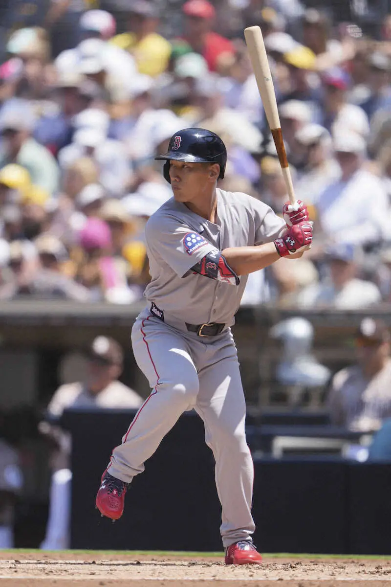 【画像・写真】レッドソックス・吉田正尚（AP）