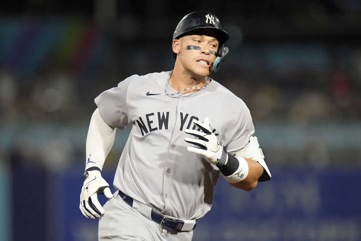 【画像・写真】ジャッジが自身初の2年連続40本塁打！ヤンキース指揮官は今季の外野手復帰困難と見通しも本人は否定
