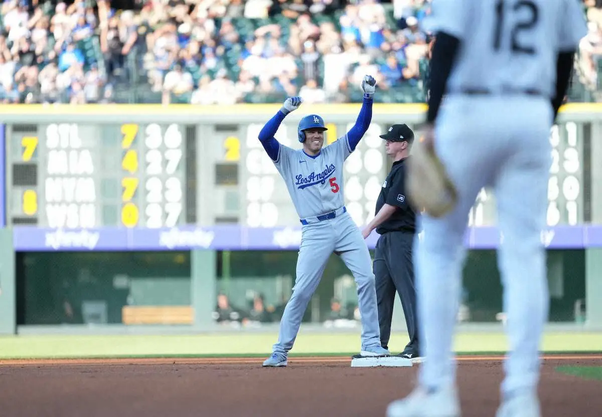 【画像・写真】フリーマン　僚友・スミスと首位打者争う話題を笑顔で一蹴「個人を考えるのはこのクラブのやり方じゃない」