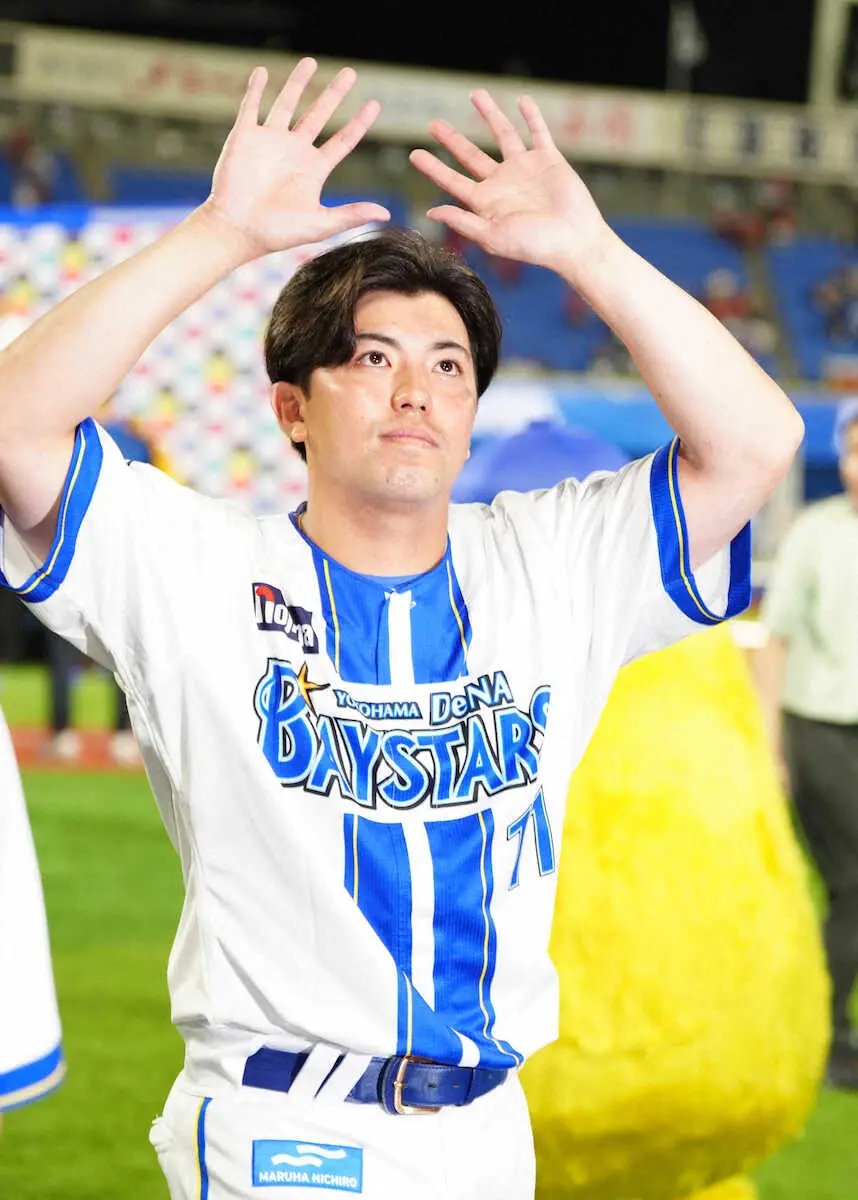 【画像・写真】DeNA東がリーグ単独トップ12勝　5回3失点に2年ぶり長打で2打点「打席で駆けずり回りすぎたかな」