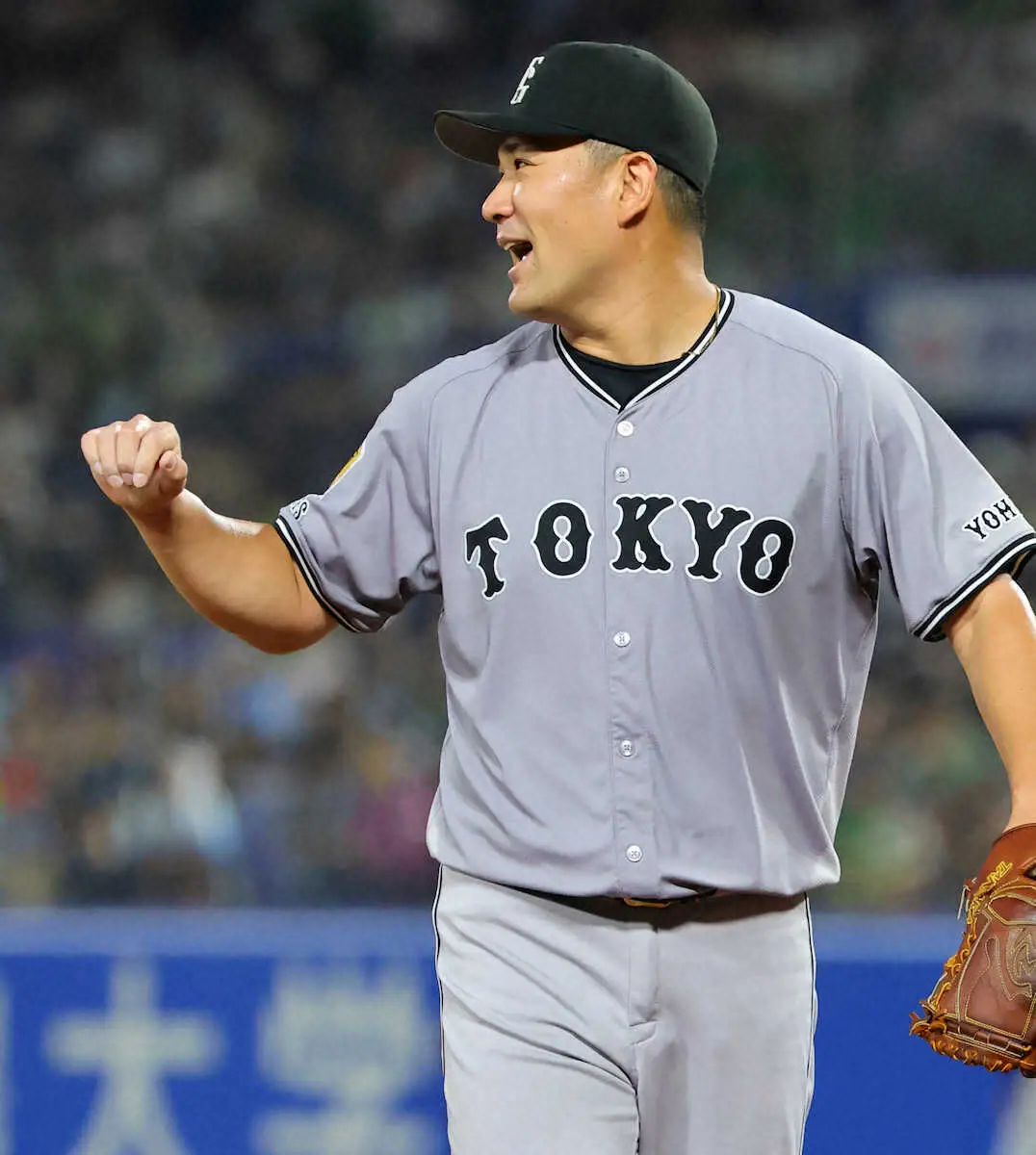 【画像・写真】＜ヤ・巨＞5回、無失点に抑えた田中将（撮影・光山　貴大）