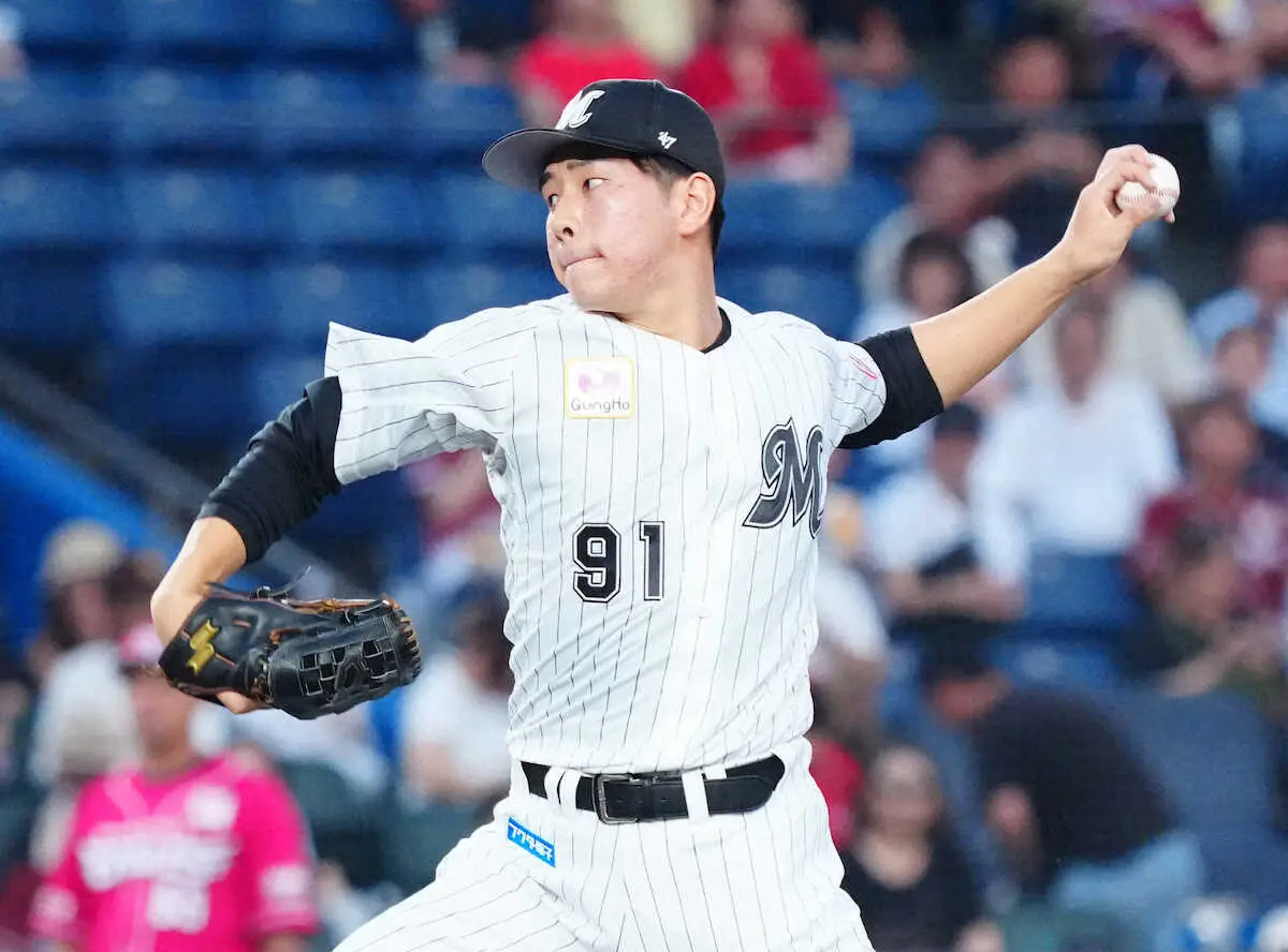 【画像・写真】20歳のロッテ・吉川悠斗がプロ初先発で初勝利　育成から7月に支配下となった左腕が第1歩