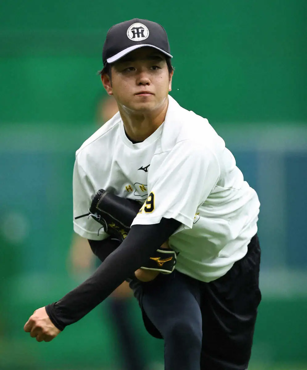 【画像・写真】阪神・高橋遥人　ヤクルト・村上と4年ぶり対戦「勝てる確率の高いピッチングをできれば」主砲封じに気合