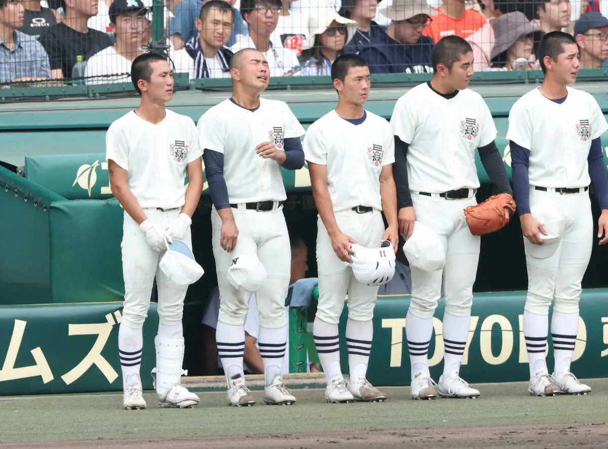 【画像・写真】【甲子園】涙の日大三・近藤「ここまで来れてうれしい」甲子園でのプレーは「野球をやっててよかった」