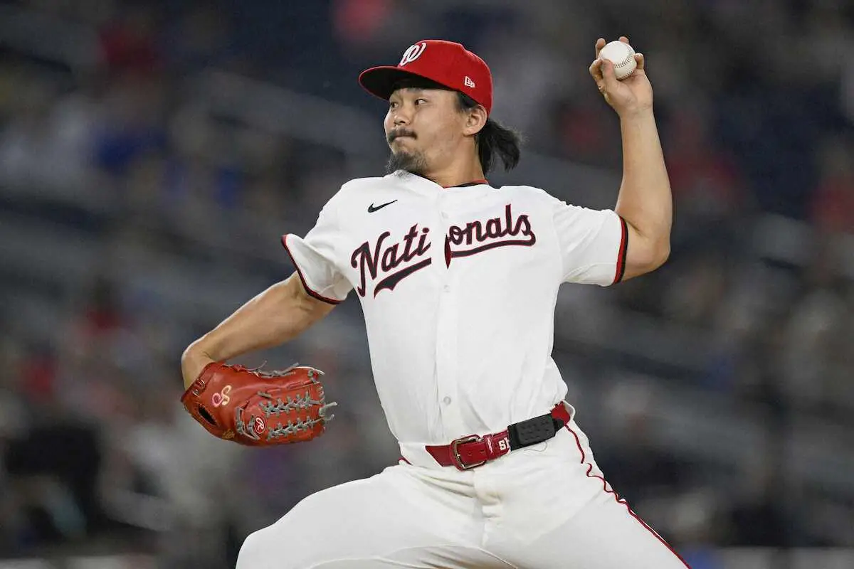 【画像・写真】痛恨…ナショナルズ・小笠原慎之介が勝ち越しソロ被弾　シュワバー、ハーパー連続三振もまさかの一発に呆然