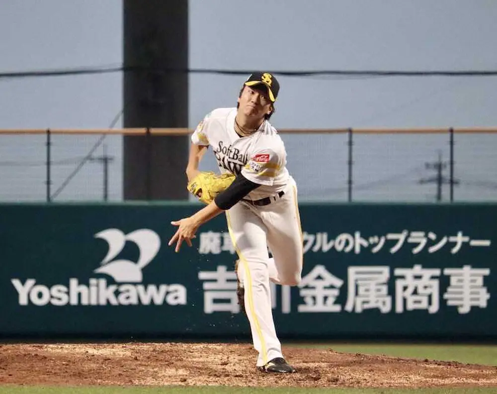 【画像・写真】【筑後鷹】7月末に「2日間限定」1軍昇格した木村大成　スライダーを磨く