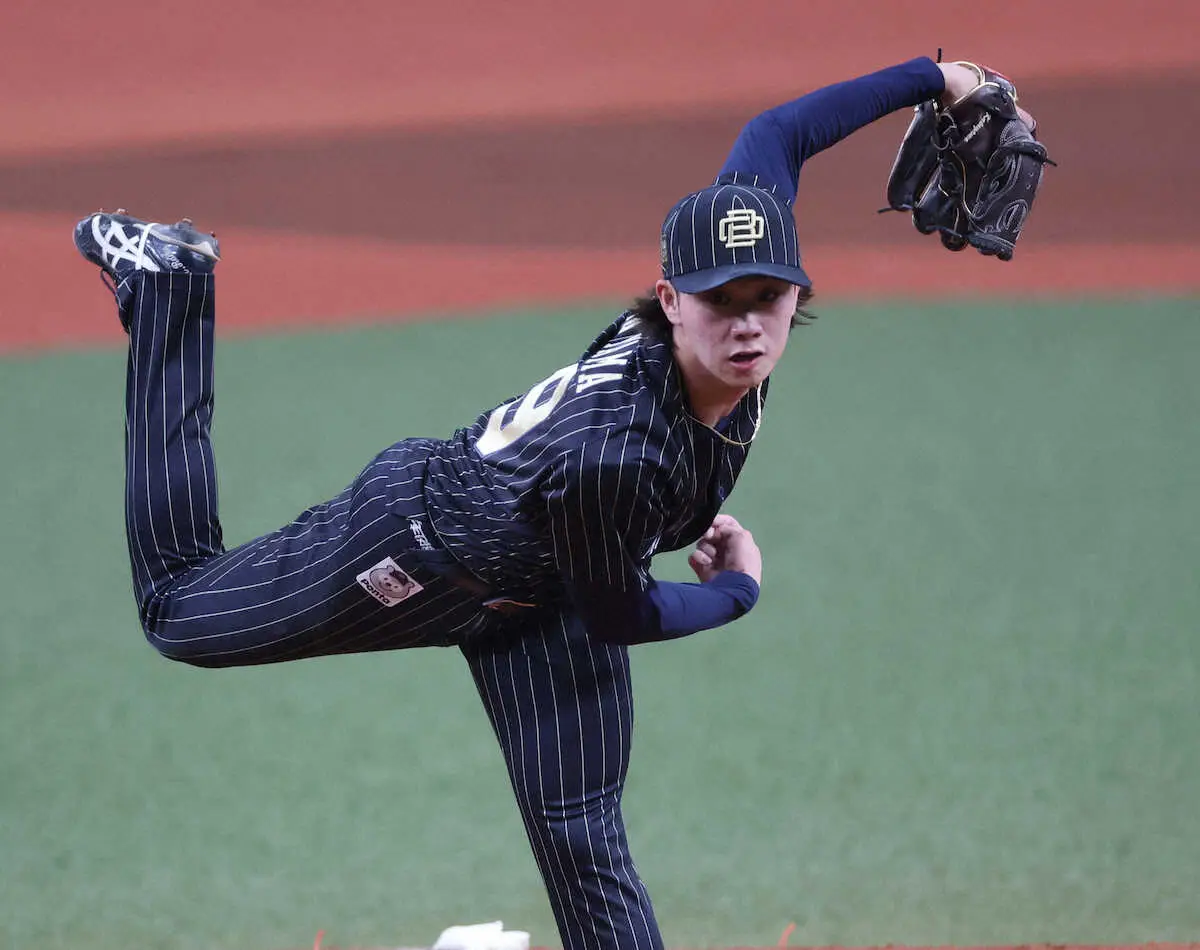 【画像・写真】オリックス　ドラフト6位ルーキーの片山楽生が2回零封　プロ初先発で仕事しっかり