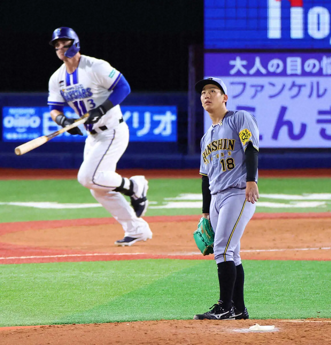 【画像・写真】阪神・伊原陵人　プロ初の1試合2被弾に泣く…「まだまだ力不足」5回3失点で自身6連敗