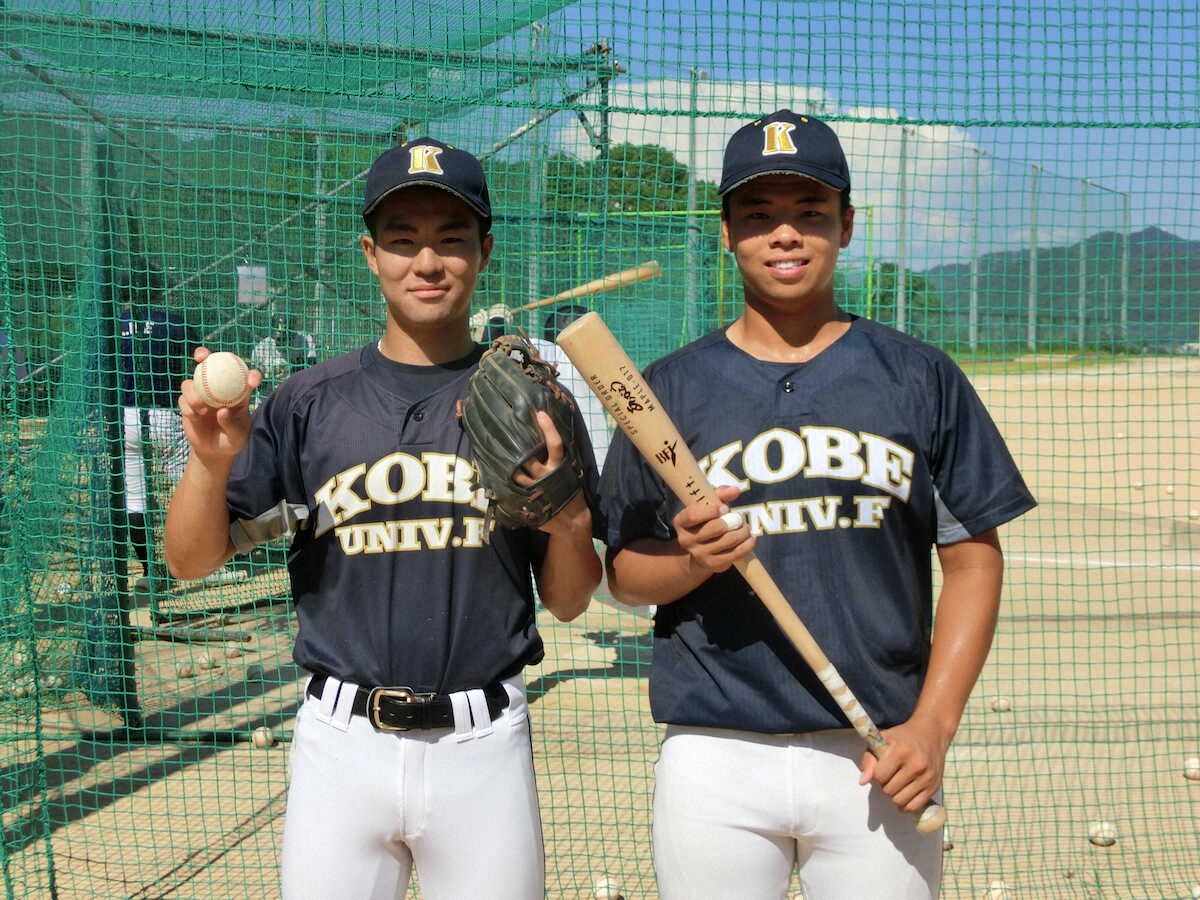 【画像・写真】【近畿学生野球　8月30日開幕】神戸医療未来大　初優勝へ命運を握る投打の柱