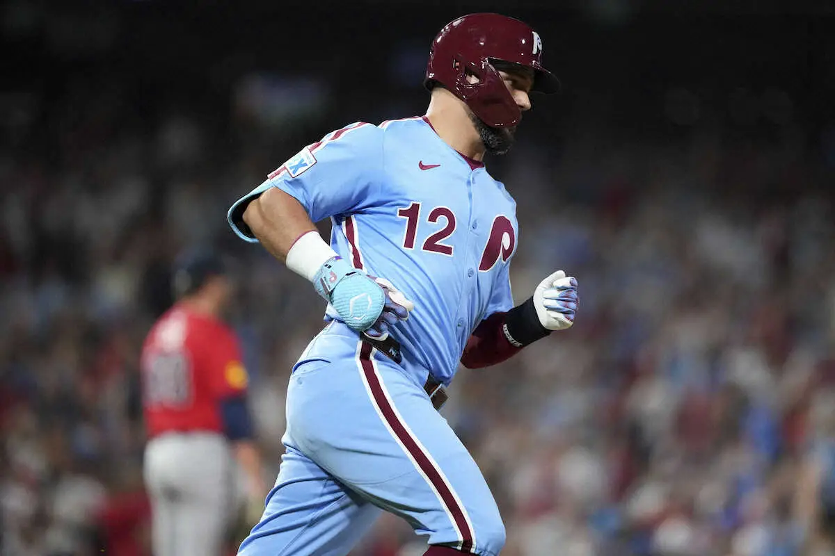 【画像・写真】5回に48号3ランを放ったフィリーズのシュワバー（AP)