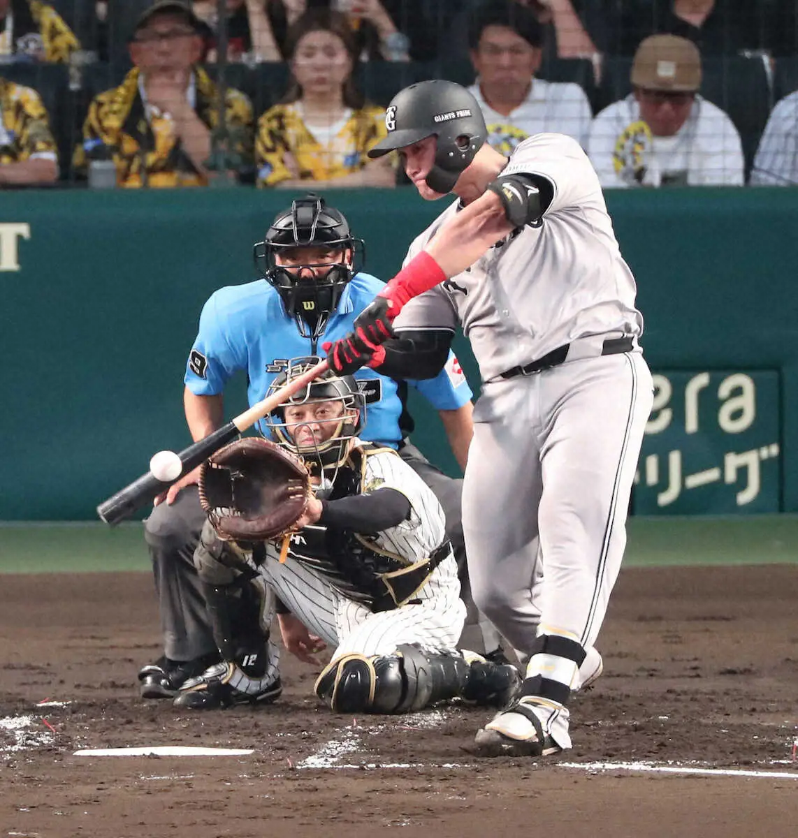 【画像・写真】巨人リチャード「気持ちで打ちました」先制された直後に同点打！　母校Vから1週間後の甲子園で躍動