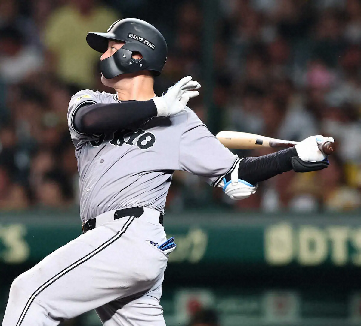 【画像・写真】巨人・岸田行倫　4番初打席でいきなりヒット！　阿部監督の起用に応える