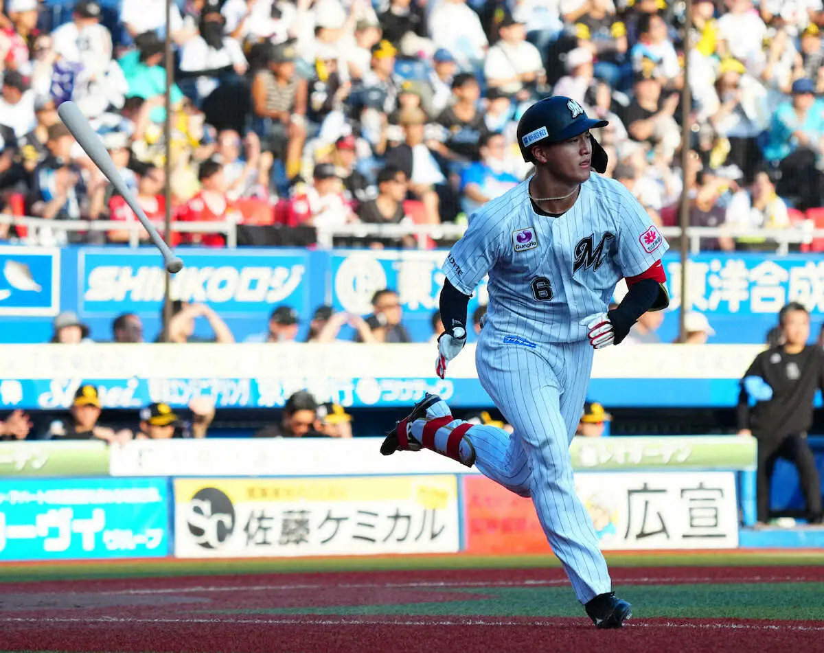 【画像・写真】ロッテドラ1・西川史礁がまたマルチ　今季28度目の複数安打