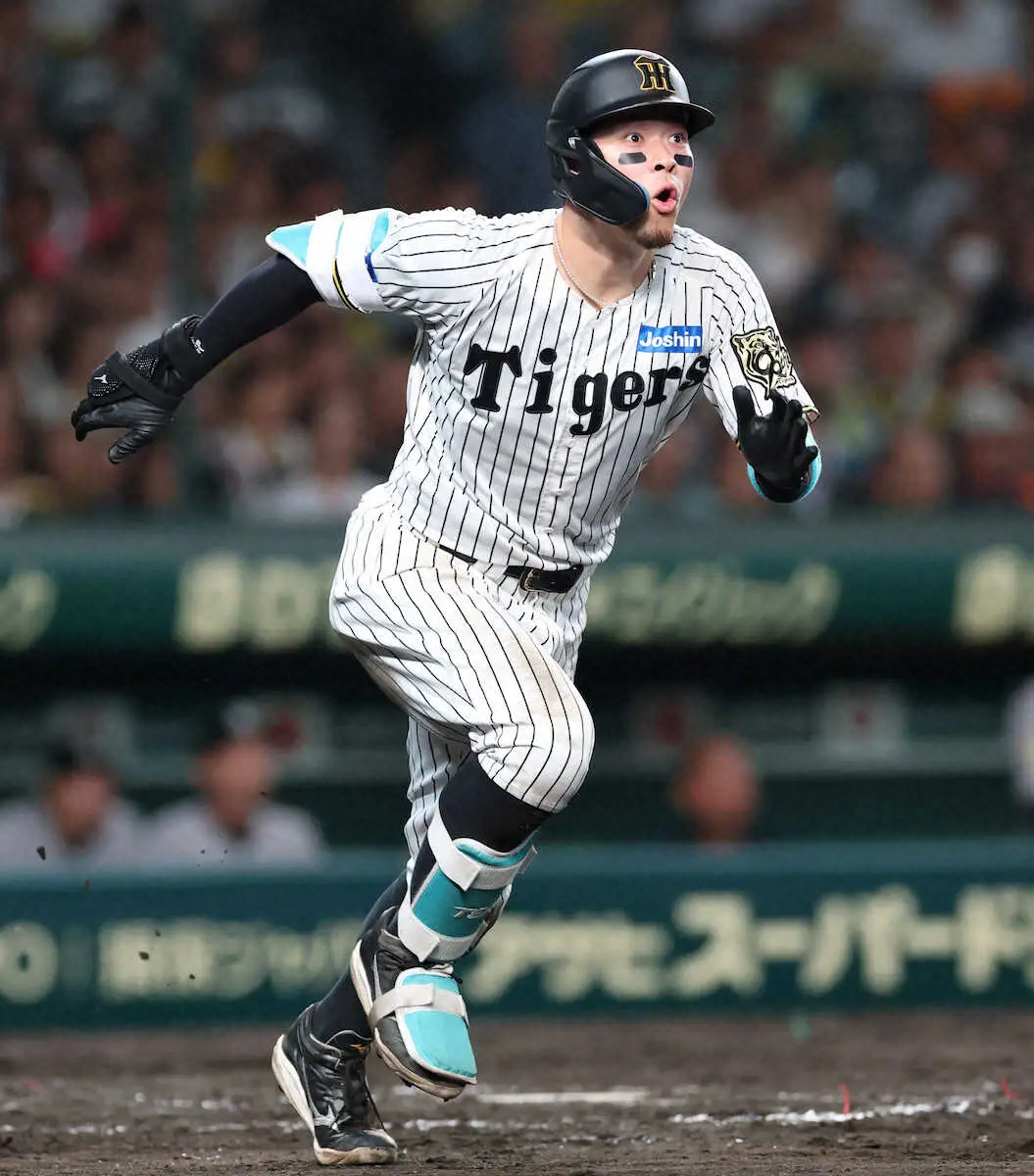 【画像・写真】阪神・佐藤輝明が“浜風エンタイトル”　9回守備を反省「中野さん、浅野くんに申し訳ない」