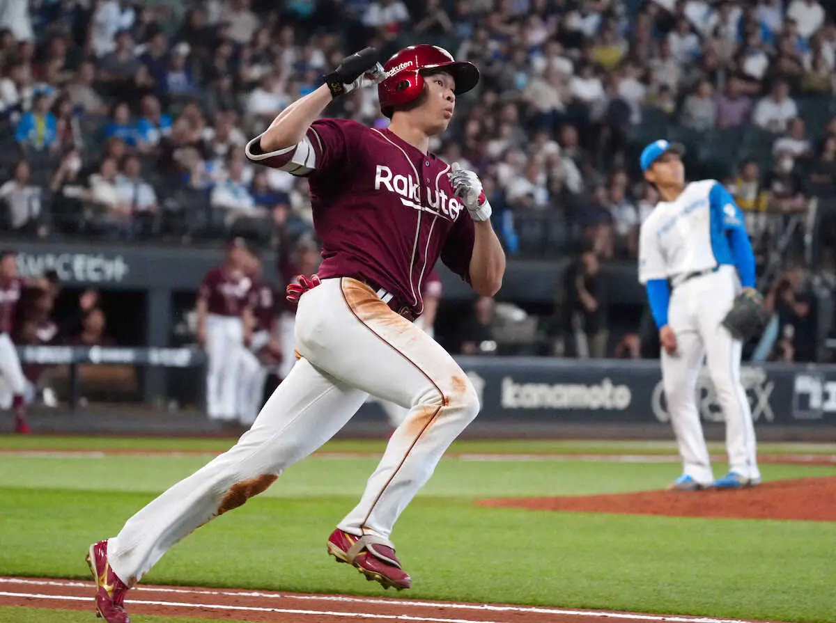 【画像・写真】楽天・中島　ハン・ソロ弾　延長11回日本ハムキラーが連勝導いた「喜び方分からなくて…」