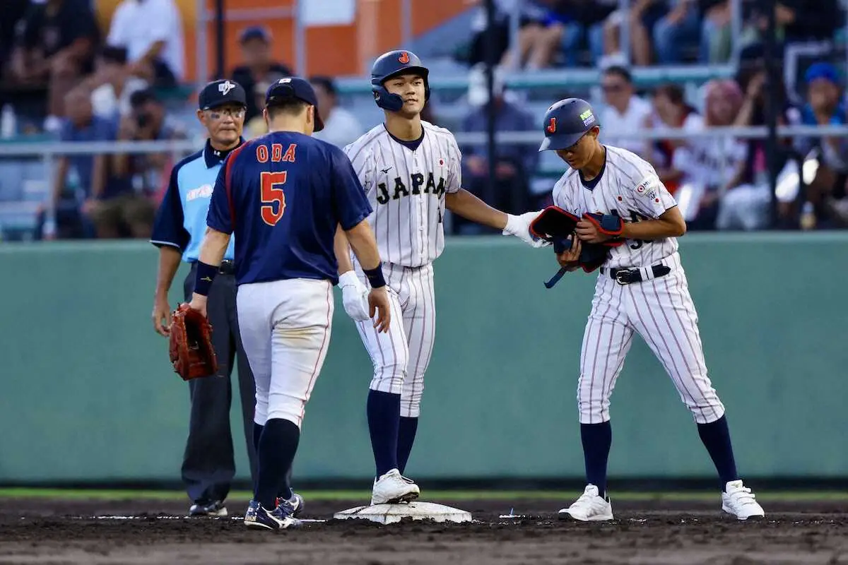 【画像・写真】【高校日本代表】早大志望の横浜・阿部葉太が東京六大学の好投手撃ち「木製バットの不安なくなった」