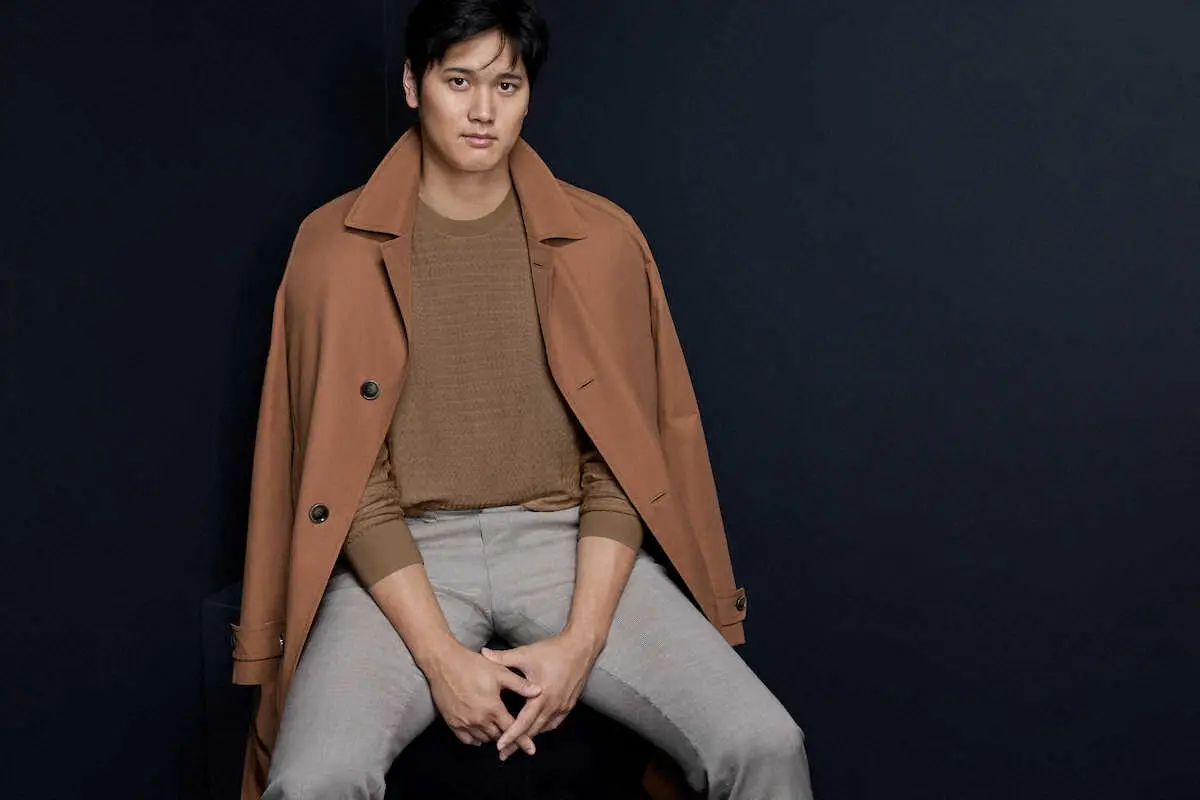 【画像・写真】ドジャース・大谷翔平　今年も「BOSS」秋冬コレクションの「顔」に起用　珍しいネクタイ姿も