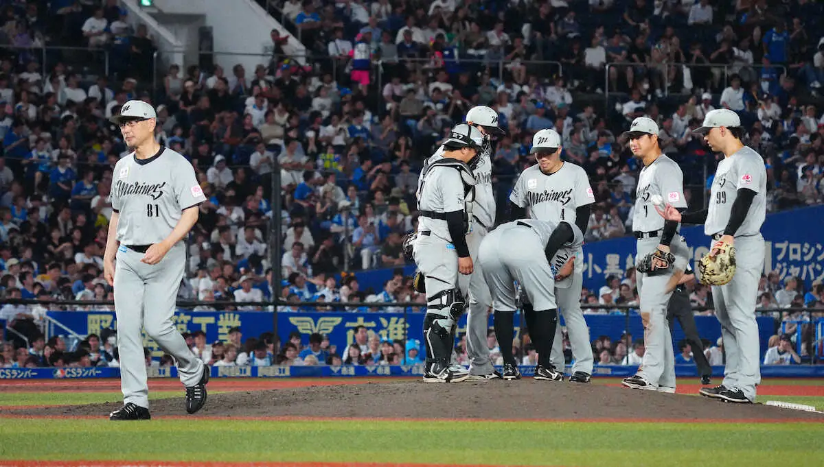 【画像・写真】ロッテ、終盤に打線が奮起も2点届かず…吉井監督「野手は頑張ったと思います」