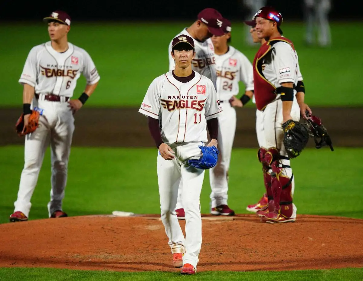 【画像・写真】楽天　ベテラン・岸は西武・今井との投げ合いで5回途中1失点で5敗目　「申し訳ない」