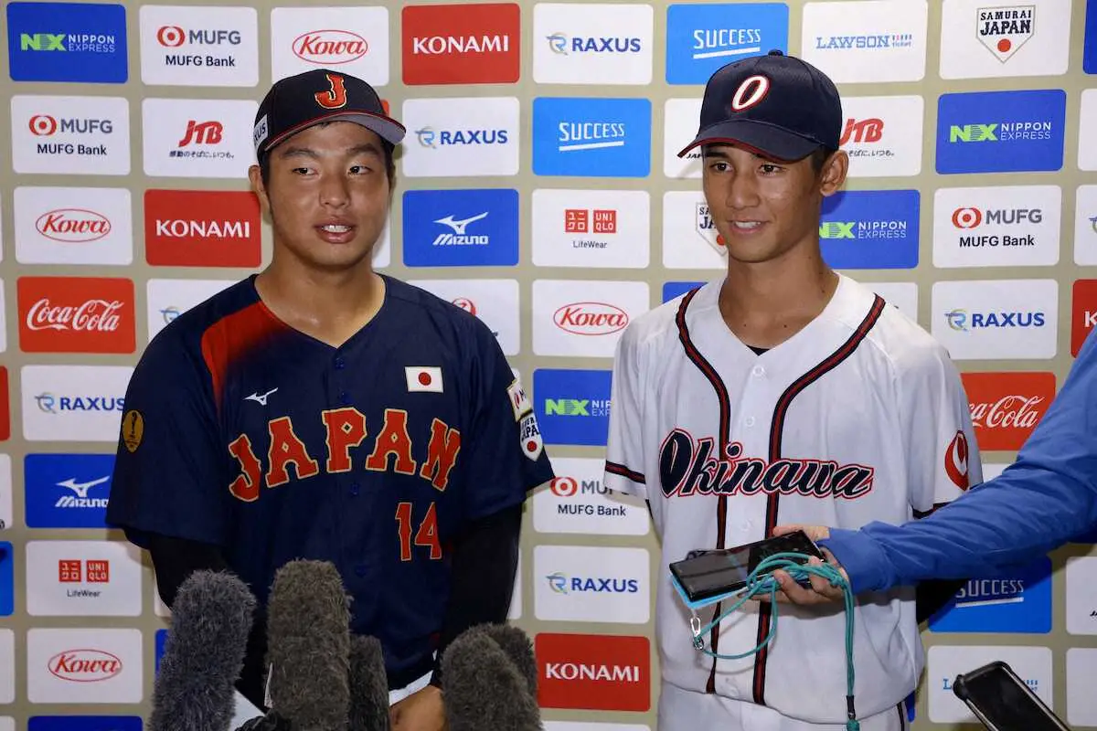 【画像・写真】【侍U18】末吉　2回4K無失点　沖縄尚学対決“女房役”に3球勝負で三振斬り