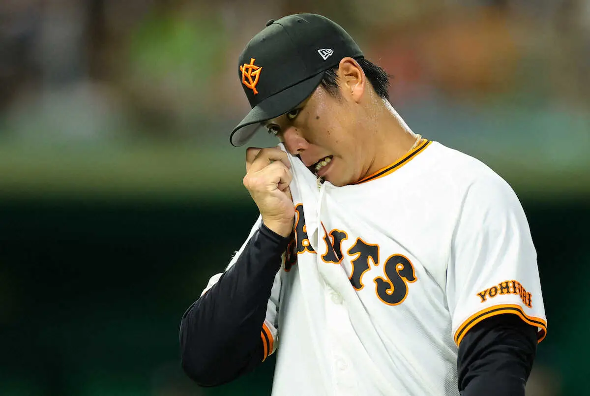 【画像・写真】巨人・又木鉄平　4回途中5失点でプロ初勝利ならず　初回村上に2ラン被弾、4回1死満塁で降板