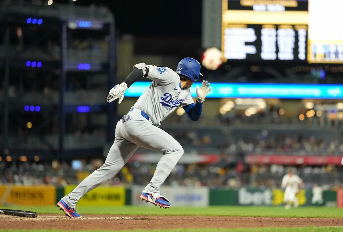 【画像・写真】大谷翔平　風邪ニモ負ケズ！激走マルチ　先発登板回避も軽症が救い　せき、鼻づまりでも孤軍奮闘