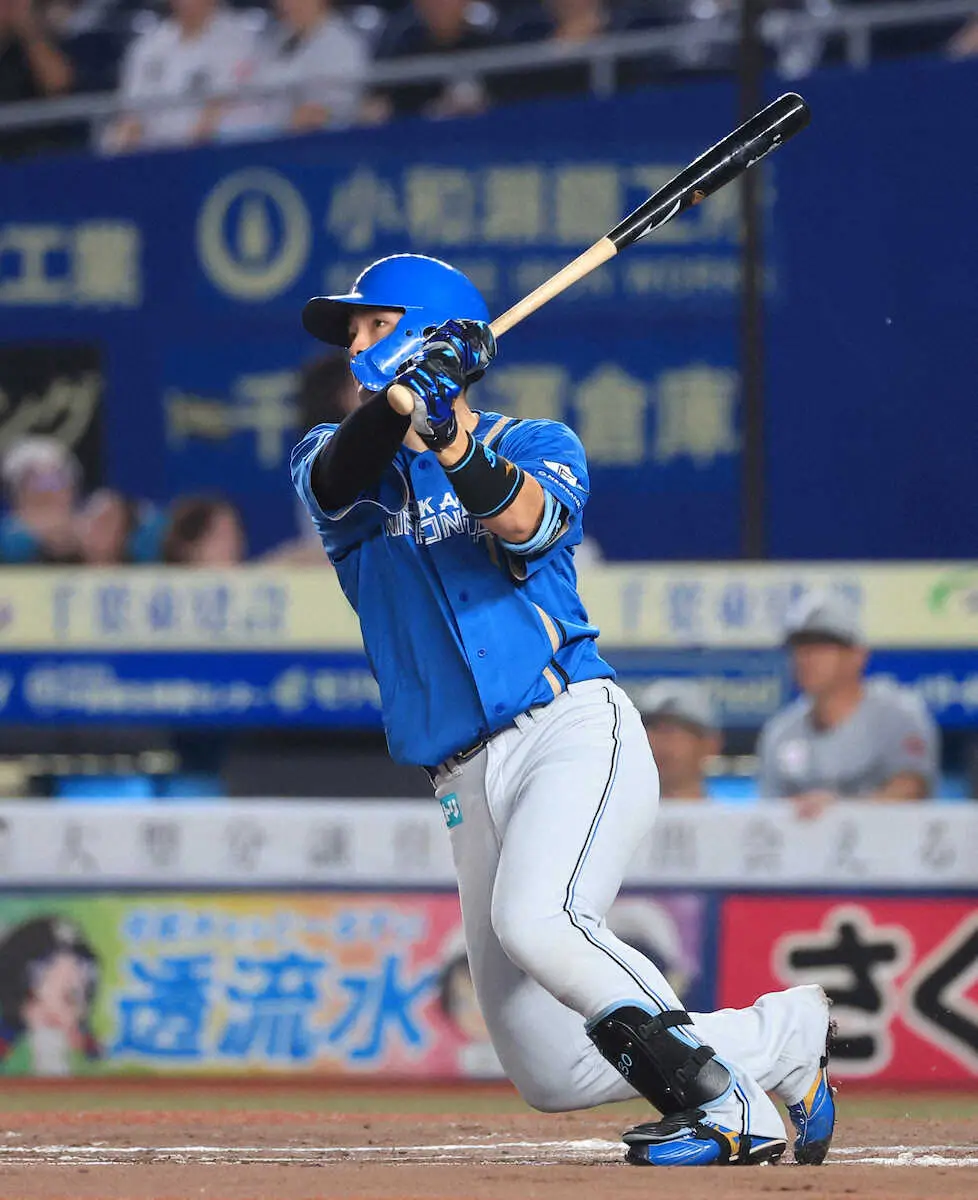 【画像・写真】日本ハム2人で6打点　郡司先制7号＆2点二塁打　清宮2打席連続適時打