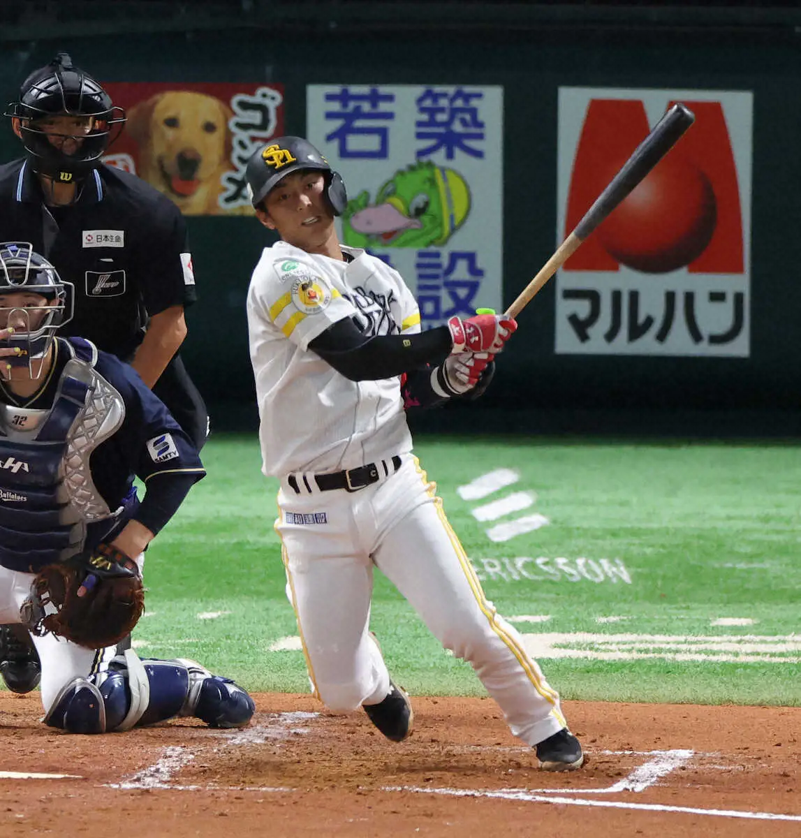 【画像・写真】ソフトバンク・今宮健太が左ふくらはぎ痛で登録抹消へ…小久保監督「プレー中のことだから仕方がない」