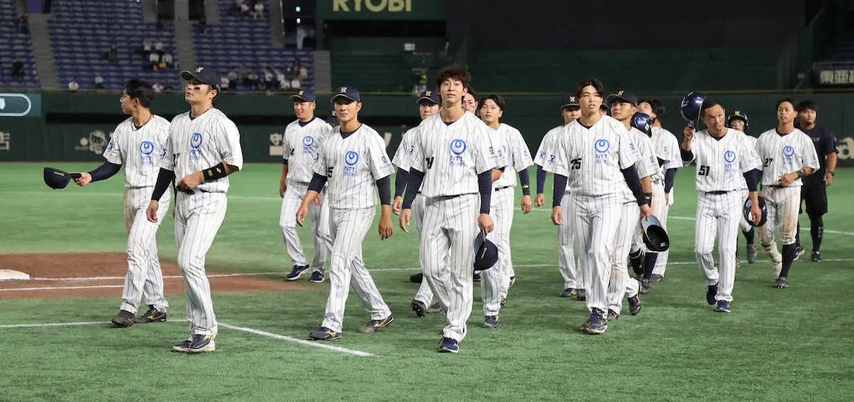 【画像・写真】【都市対抗】NTT西日本は4強ならず　河本泰浩監督「対応が難しかった」相手先発に脱帽
