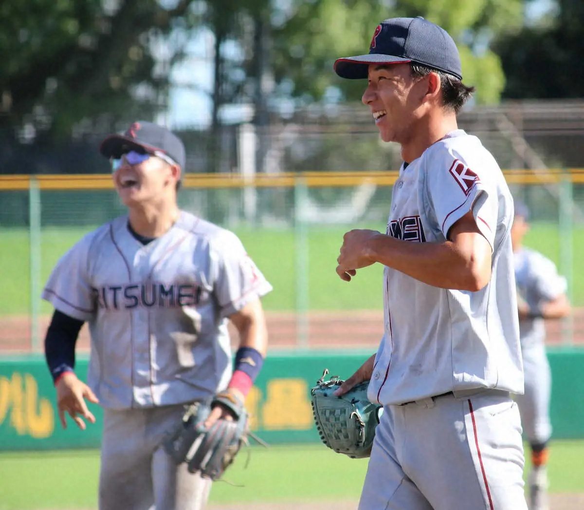 【画像・写真】【関西学生】立命大「大学代表コンビ」復活　来秋候補・有馬―芝本の継投策で先勝