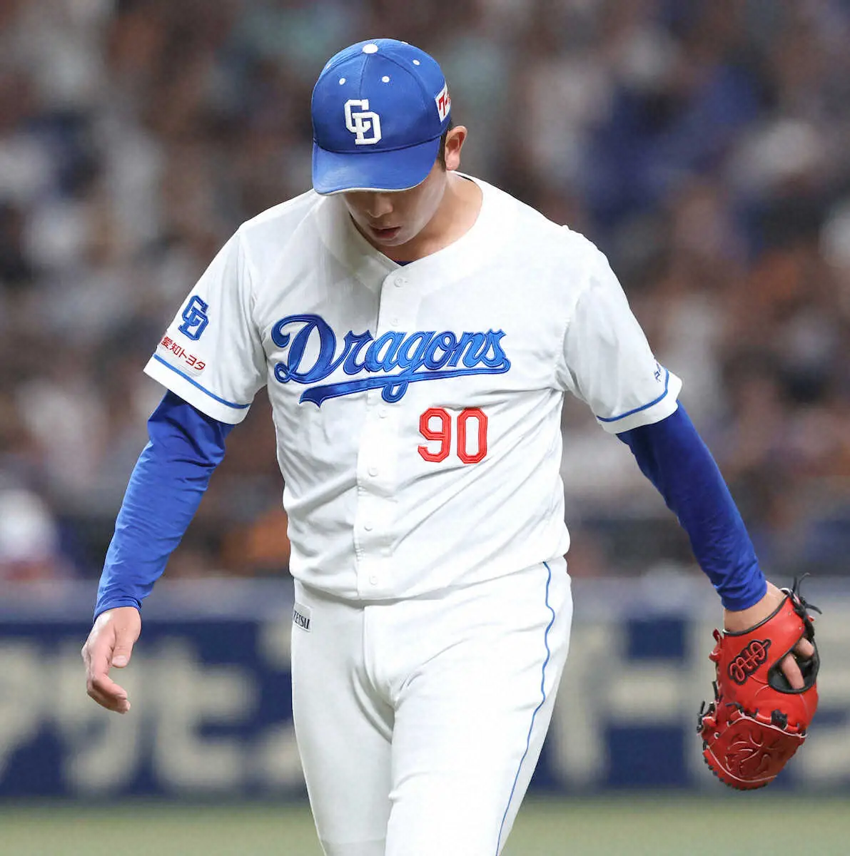 【画像・写真】中日・松山が今季初セーブ失敗で逆転負け　井上監督「晋也も生身の人間。責めるやつはいない」
