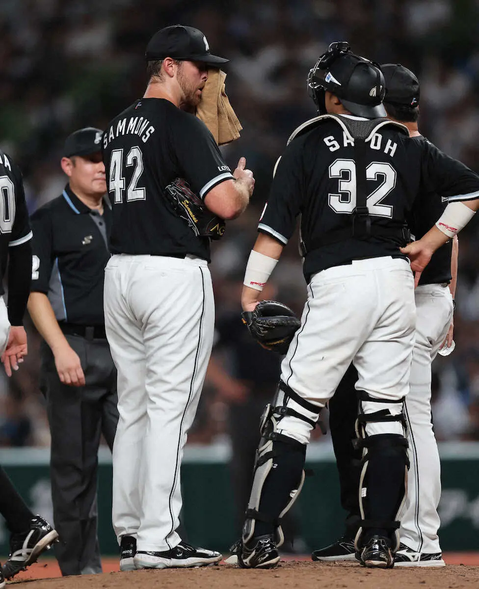 【画像・写真】ロッテ・サモンズ　西川に先頭弾など全4打点許す「これが結果なので…」