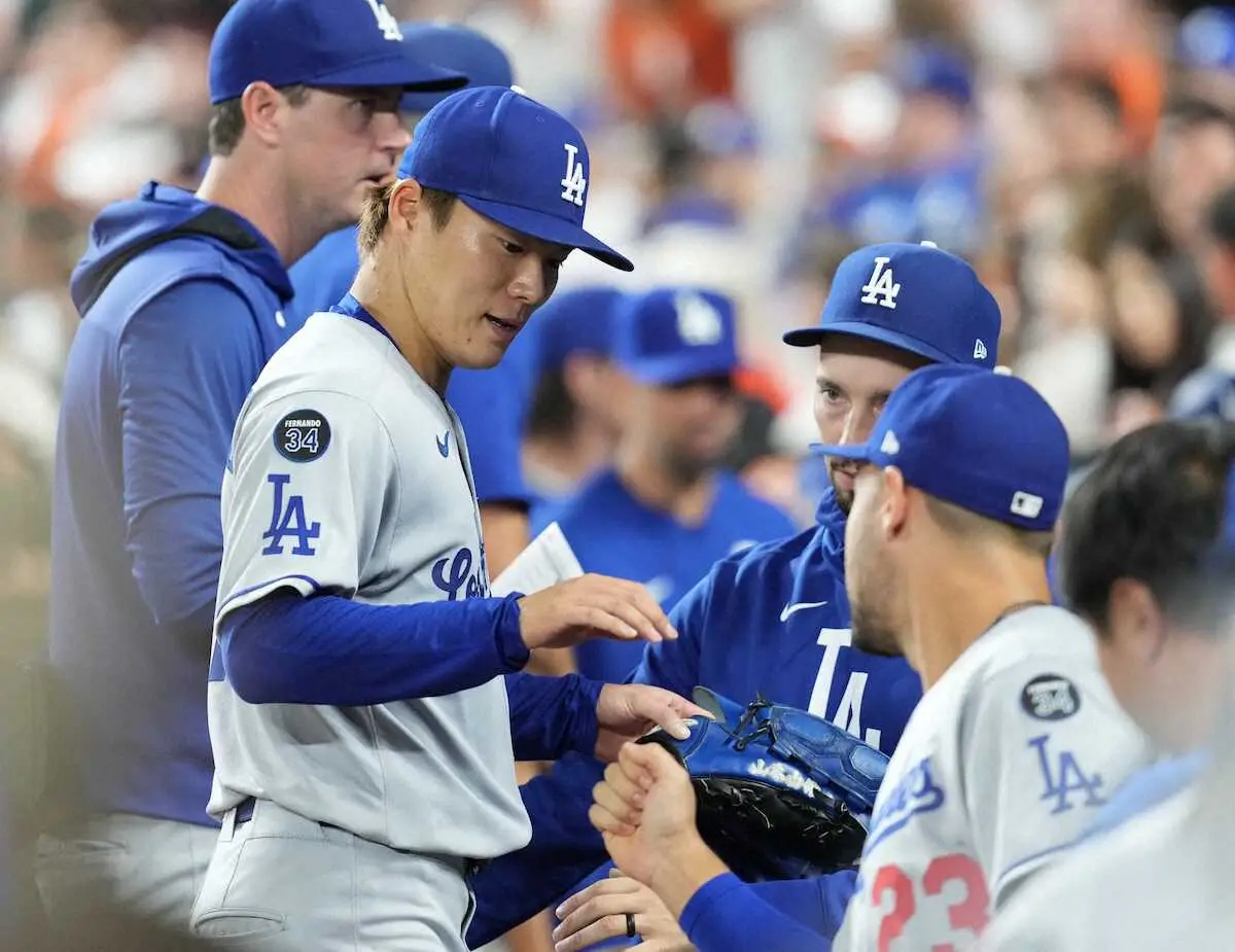 【画像・写真】山本由伸　チームの連敗ストップへ、悪天候の中で気迫の投球　5回まで無安打無失点、12勝目の権利獲得