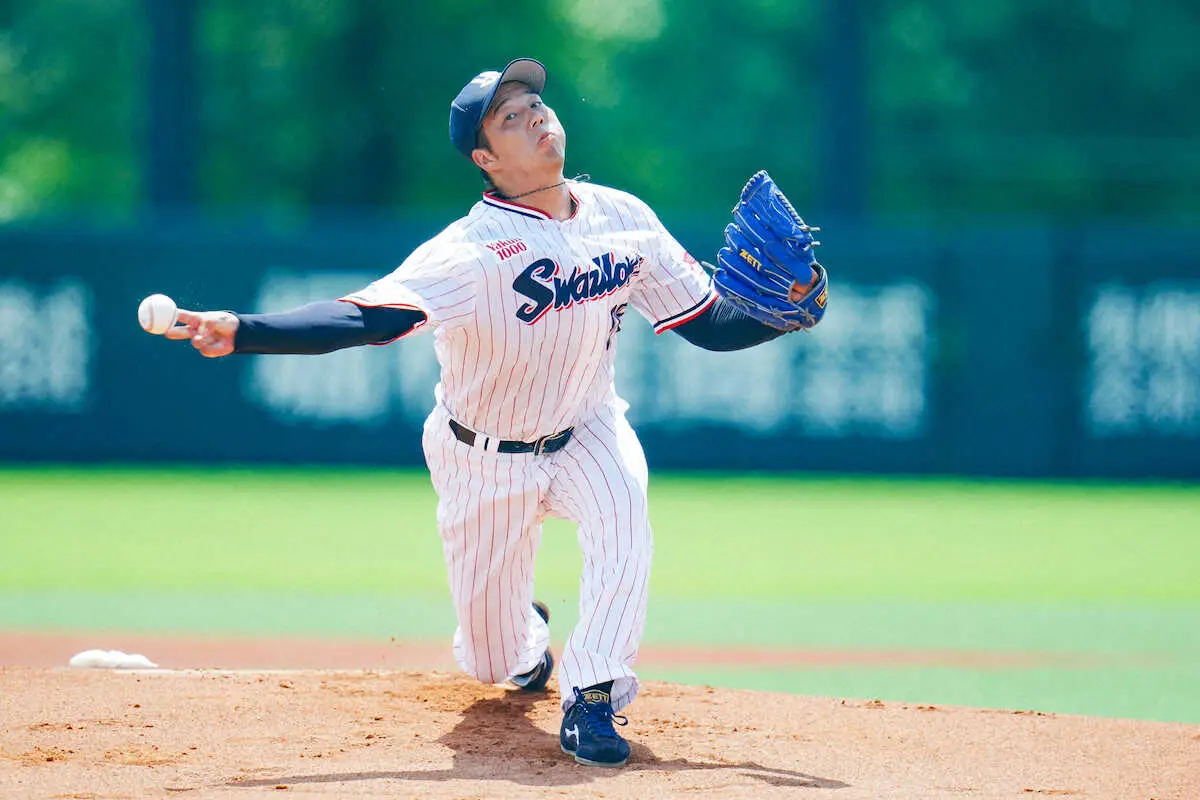 【画像・写真】【ファーム情報】ヤクルト　青柳晃洋が2軍で移籍後初勝利　5回を1安打無失点の好投