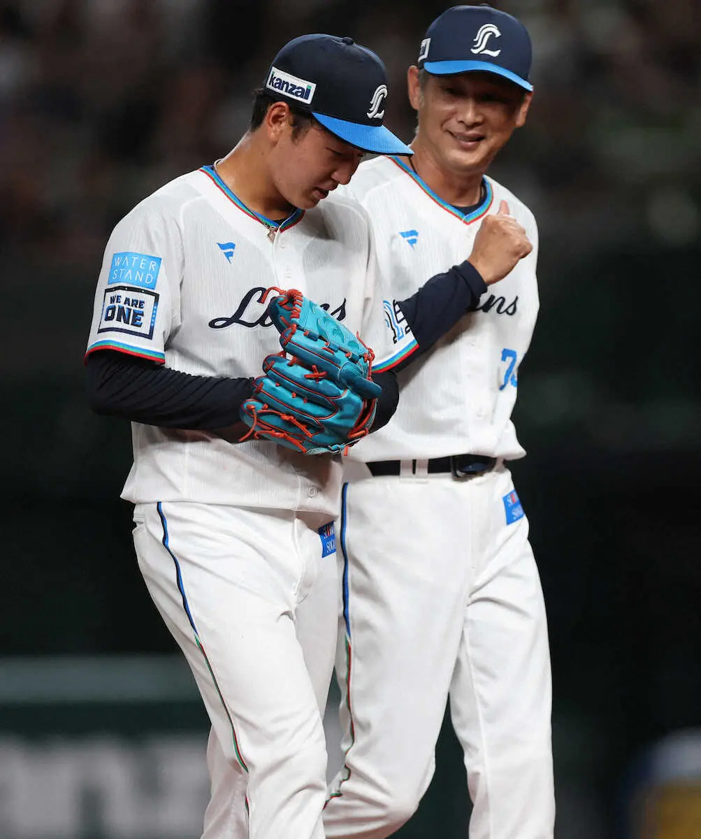 【画像・写真】西武ドラフト5位・篠原響は5回途中4失点で降板　松坂大輔以来の高卒初登板初勝利ならず