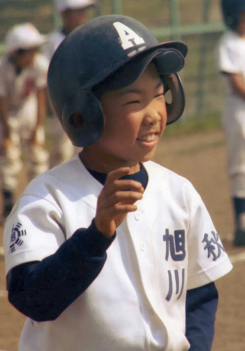 【画像・写真】阪神・石井大智（07年　旭川スポーツ少年団）（提供写真）